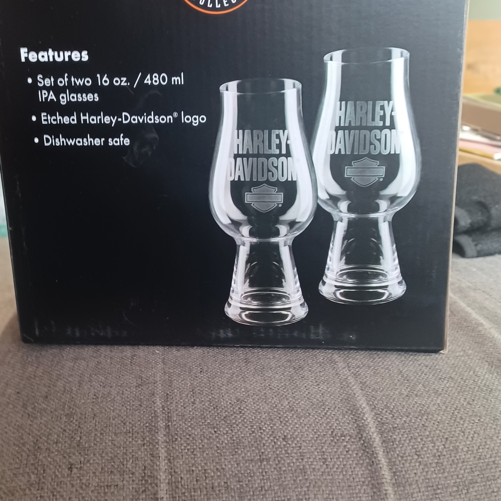 Harley-Davidson IPA Glass Set - Picture 2 of 2